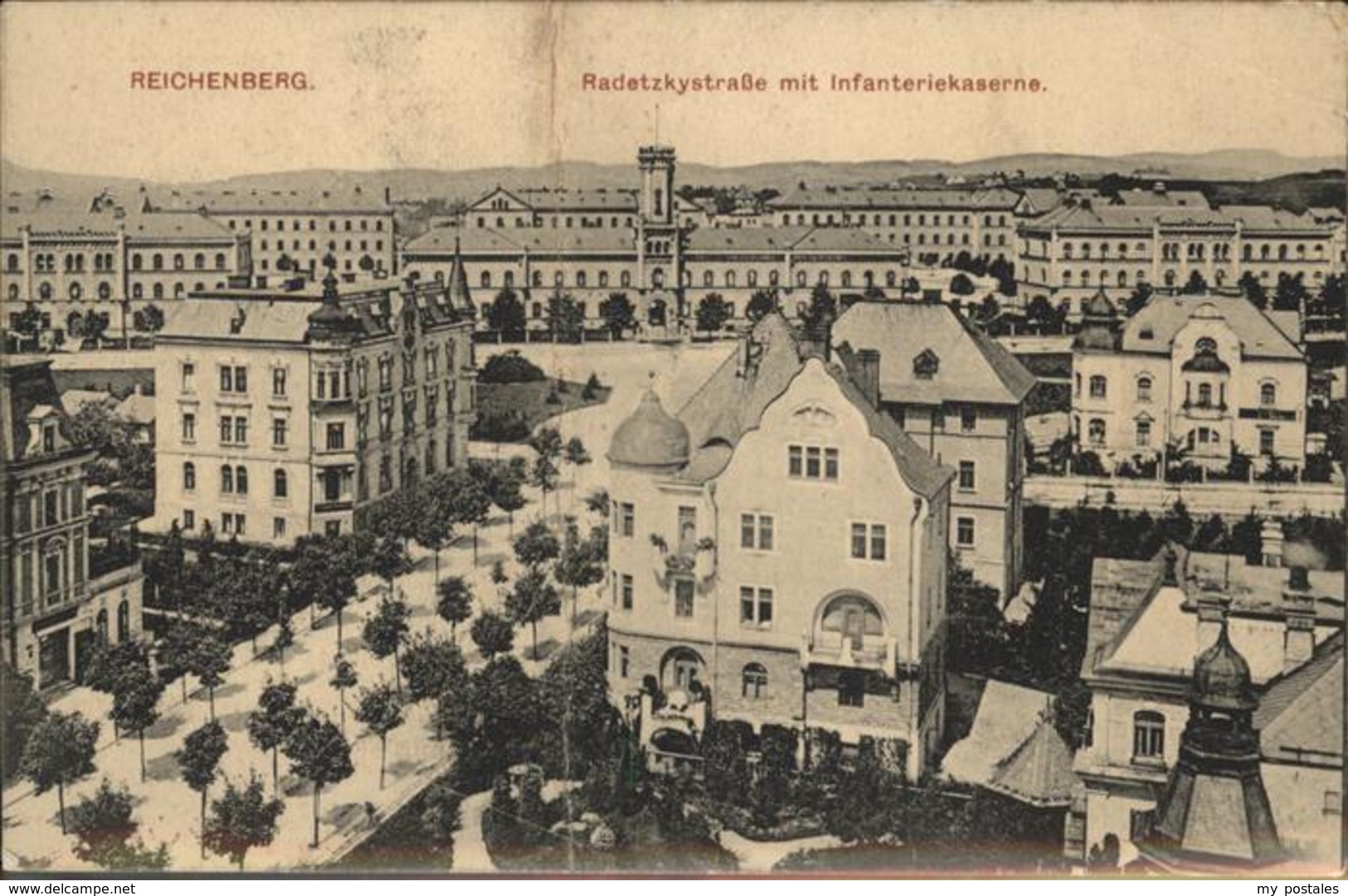 11247457 Reichenberg Tschechien Infantriekaserne Radetzkystrasse Beroun - Guenzburg