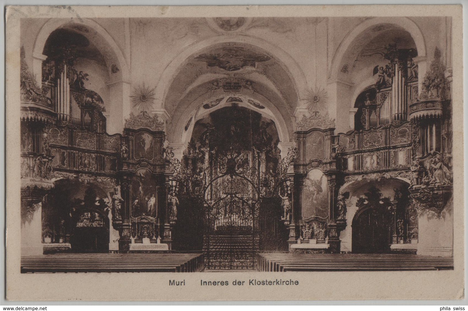 Muri - Inneres Der Klosterkirche - Photo: Fr. Huber - Muri