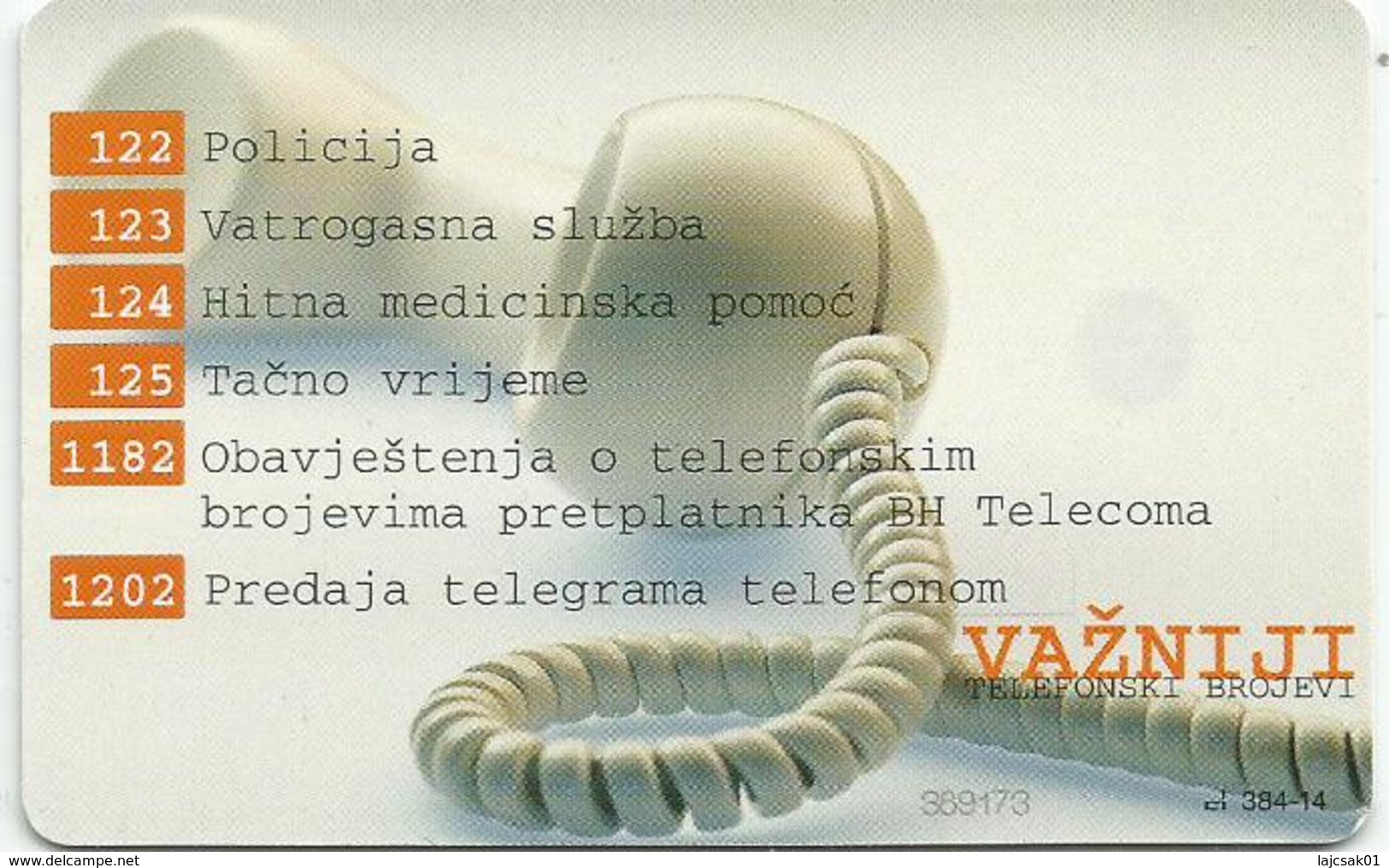 Bosnia Chip Card Phone Telephone - Bosnie