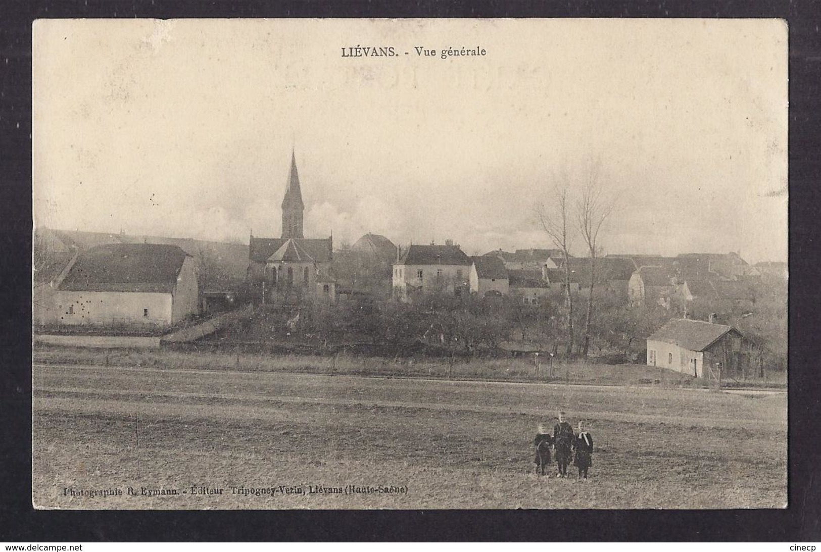 CPA 70 - LIEVANS - Liévans - Vue Générale - TB PLAN D'ensemble Du Village Détails Habitations + Personnages Devant - Autres & Non Classés