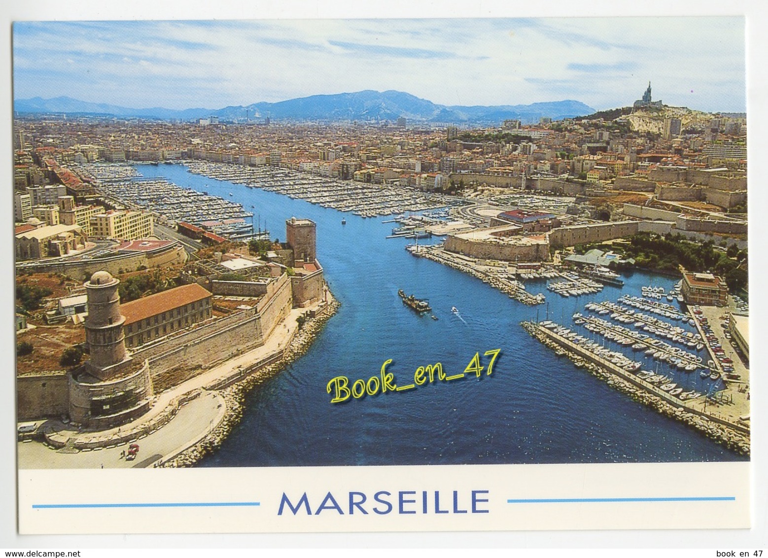 {77401} 13 Bouches Du Rhône Marseille , Vue Du Ciel : Le Vieux Port , Fort Saint Jean , Fort Saint Nicolas - Vieux Port, Saint Victor, Le Panier