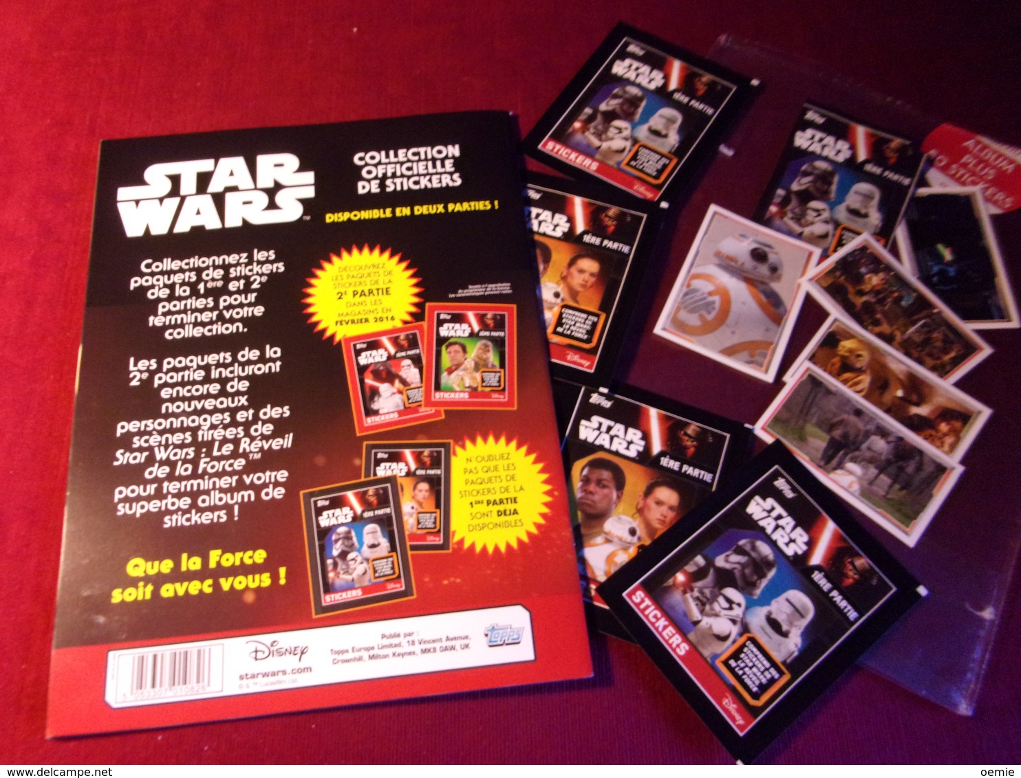 ALBUM STAR WARS  NEUF AVEC 50 STICKERS AUTOCOLLANT - Altri & Non Classificati