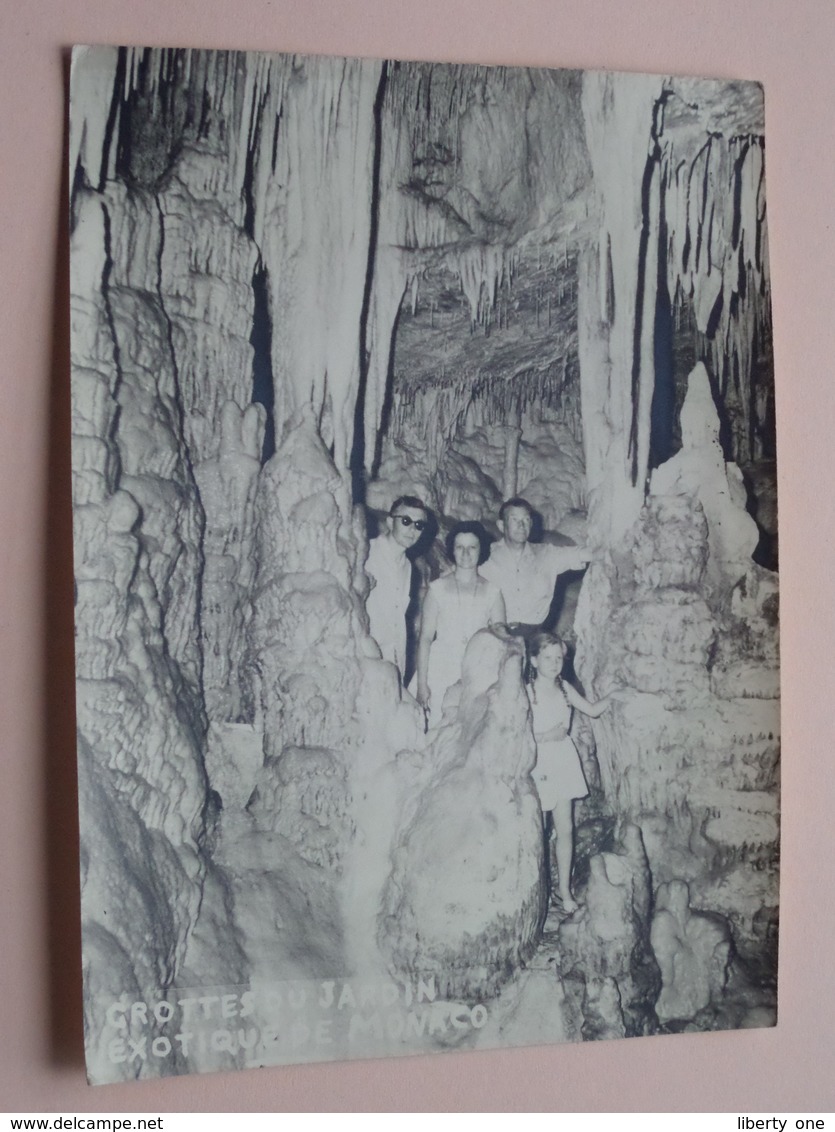 GROTTES Du JARDIN EXOTIQUE De MONACO ( Zie Foto Formaat 13 X 18 Cm. ) Anno 19?? ! - Lieux