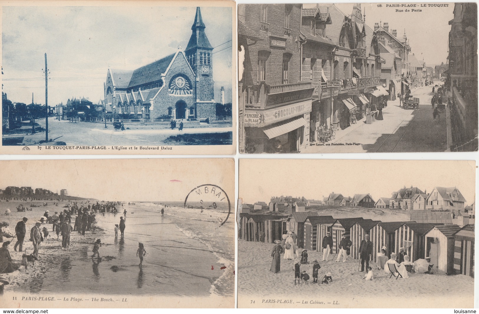 18 / 4 / 364    LOT  DE  10  CPA  DU  TOUQUET -PARIS PLAGE  (62 ) - Toutes Scanées - 5 - 99 Karten