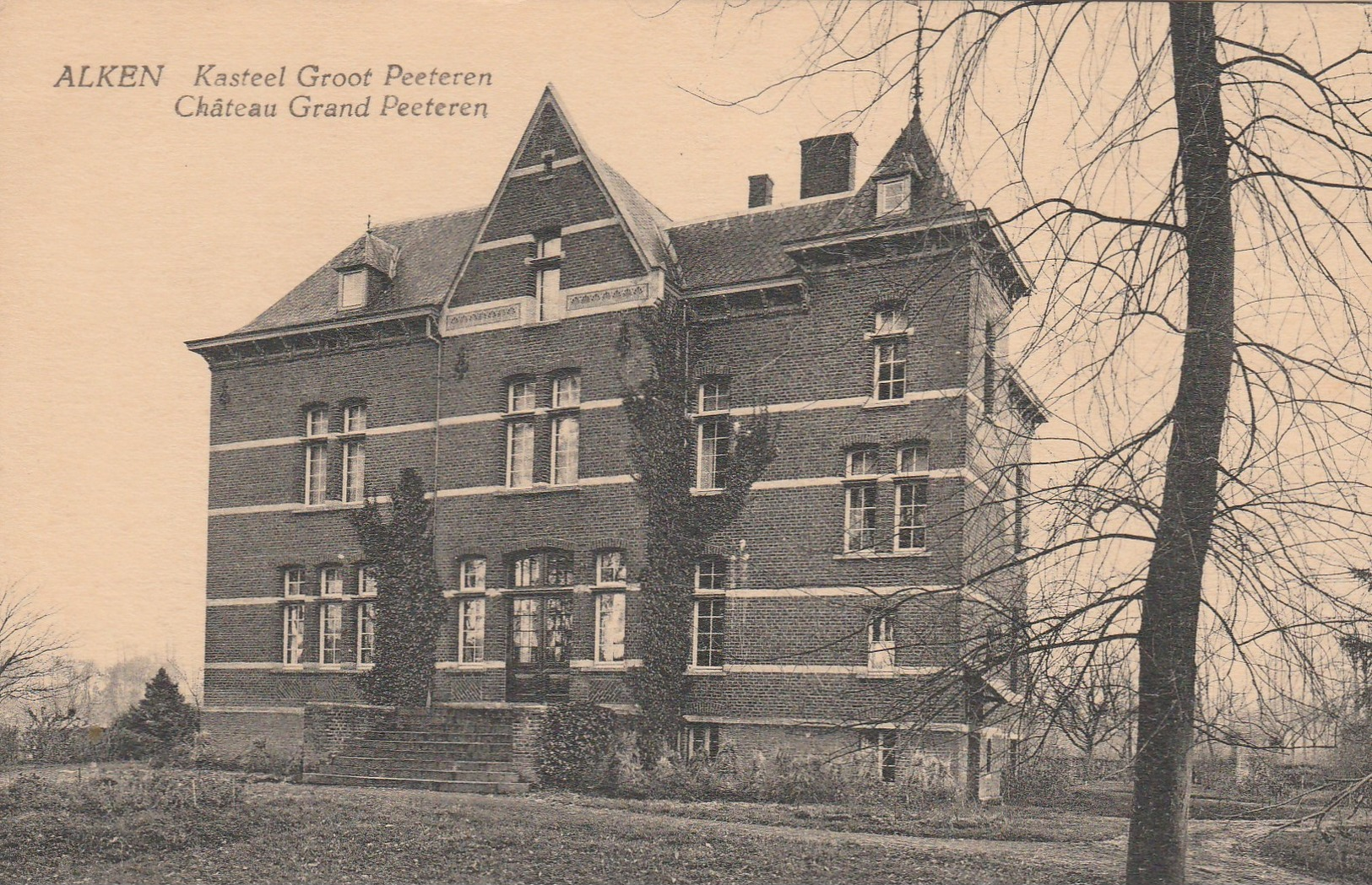 ALKEN ,Chateau Grand Peeteren , Kasteel Groot Peeteren ( Hasselt, Alken) - Alken