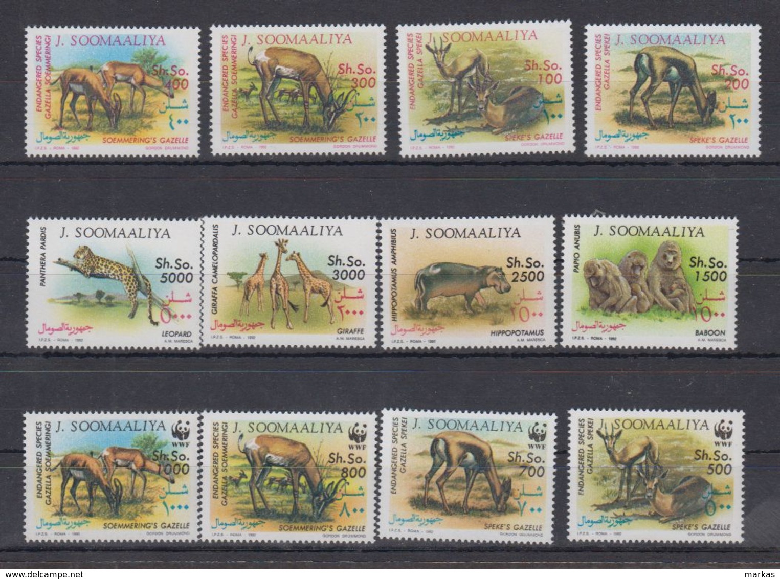 J69. MNH Somalia Nature Animals Wild Animals - Other & Unclassified