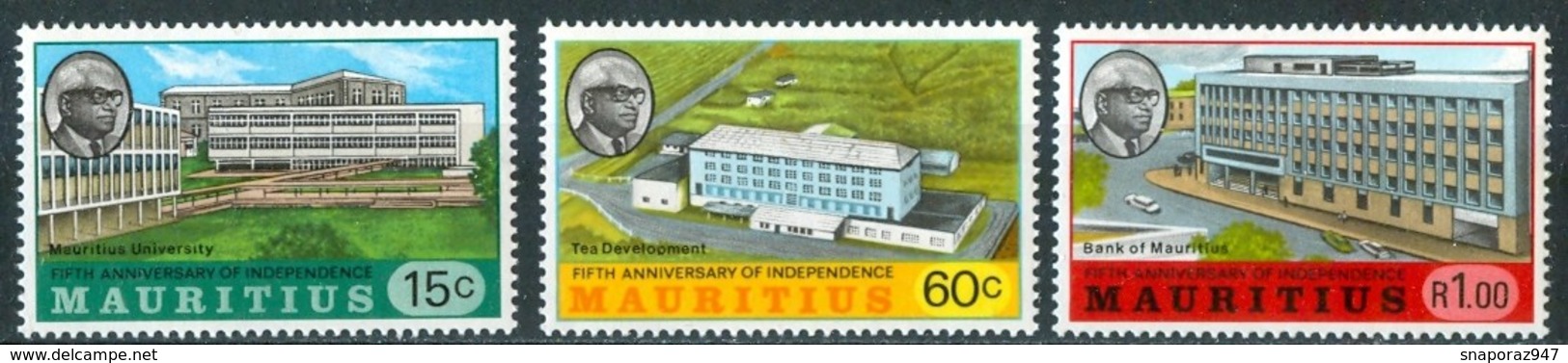 1973 Mauritius 5th Inipendence MNH** Ye120 - Maurice (1968-...)