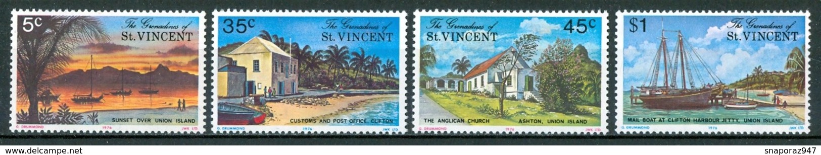 1976 St.Vincent & Grenadines Paesaggi Landscapes Paysages MNH** Ye124 - St.Vincent E Grenadine