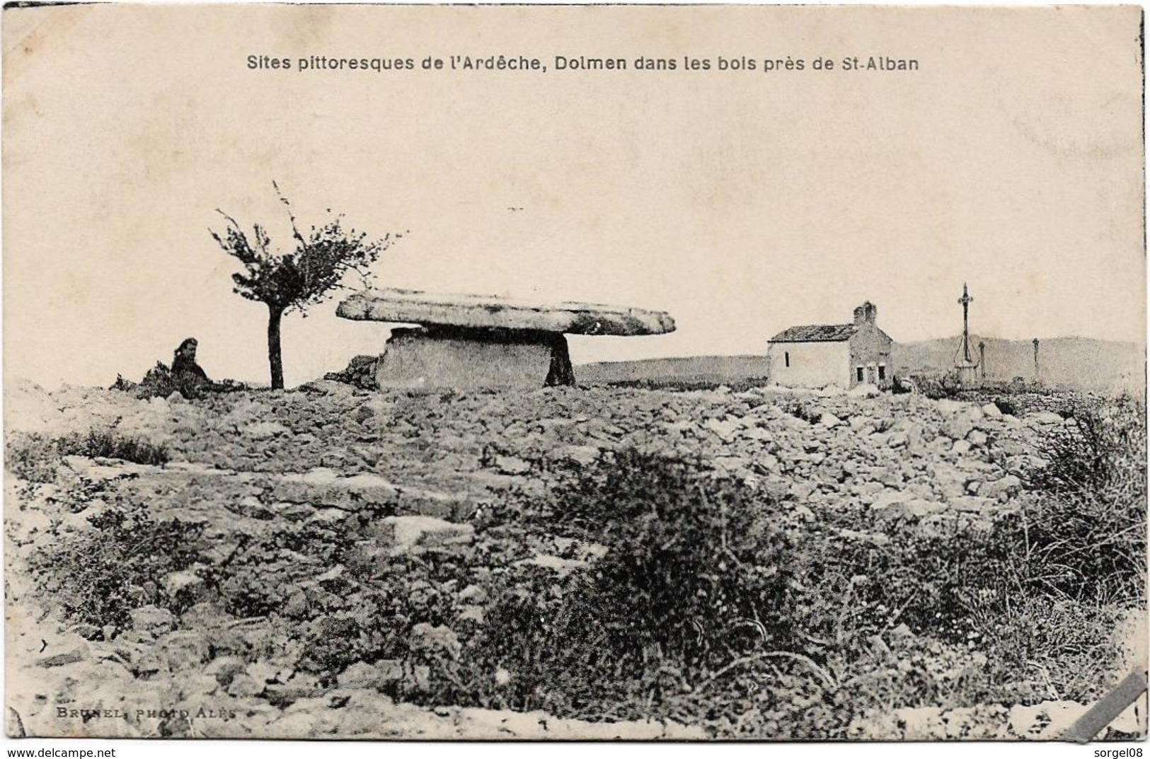 07 Dolmen Dans Les Bois Près De SAINT ALBAN  ST ALBAN - Otros & Sin Clasificación