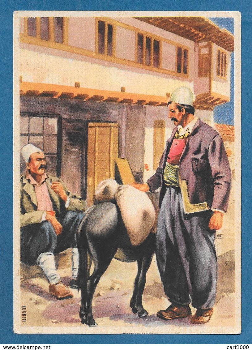 ALBANIA CASA TIPICA ALBANESE ILLUSTRATORE LUBATTI - Albania