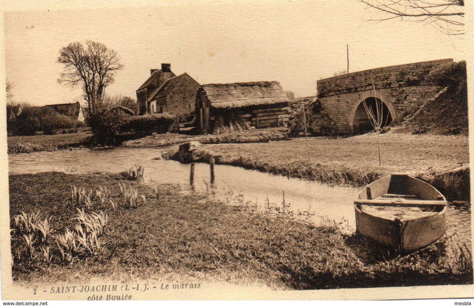 CPA -   SAINT  JOACHIM  (44)   Le Marais,  Coté Boulée - Saint-Joachim