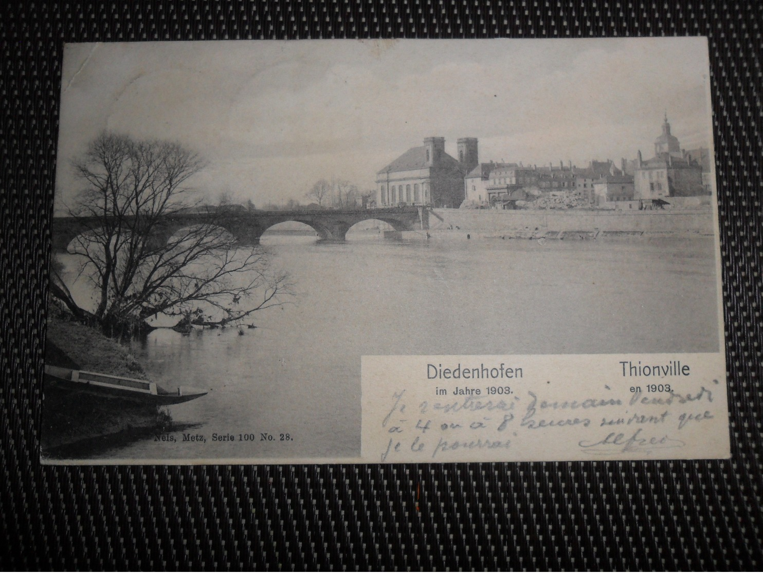 France  :  Diedenhofen  Thionville En 1903  - Nels , Metz , Serie 100 N° 28 - Thionville