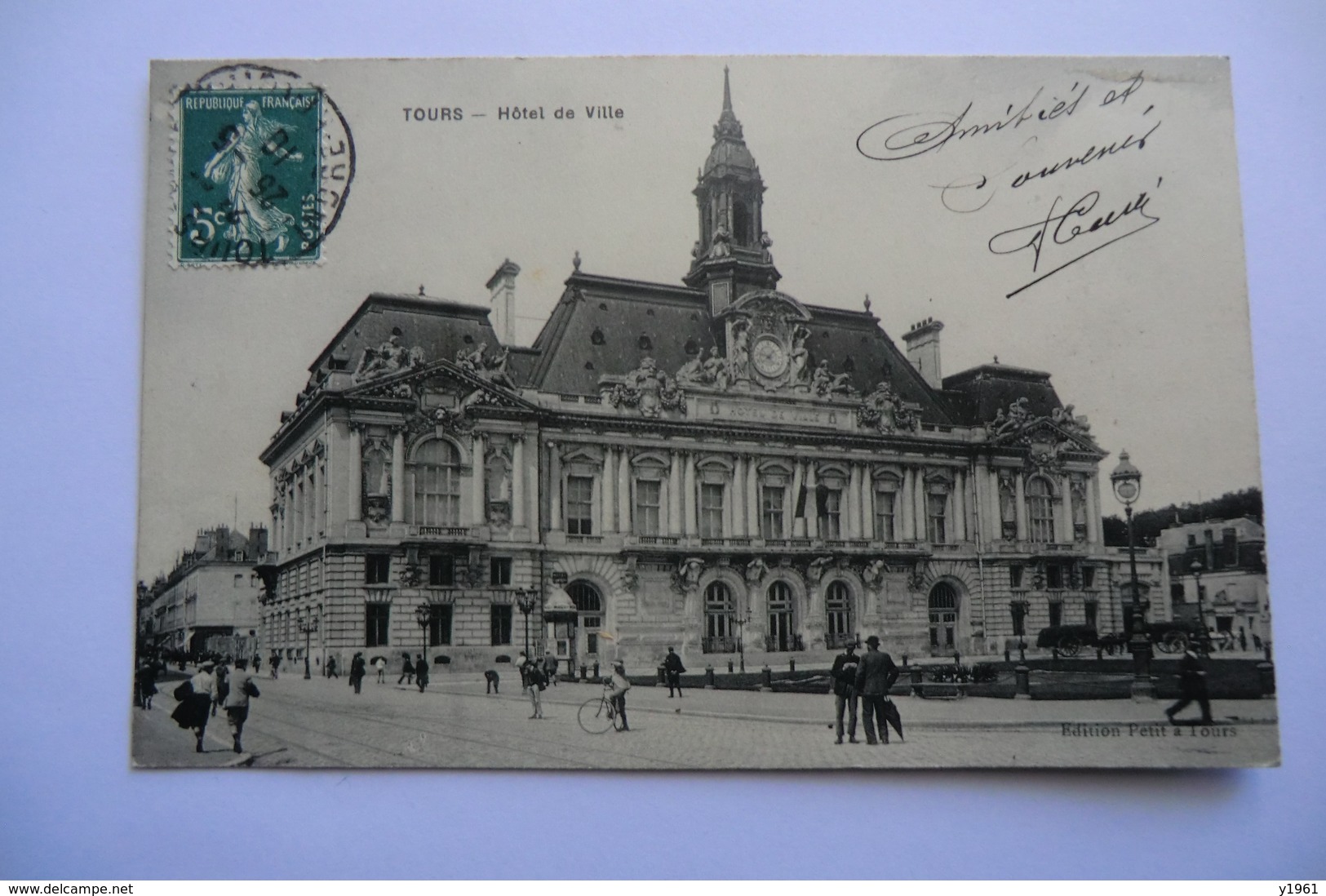 CPA 37 INDRE ET LOIRE TOURS. Hôtel De Ville. - Tours