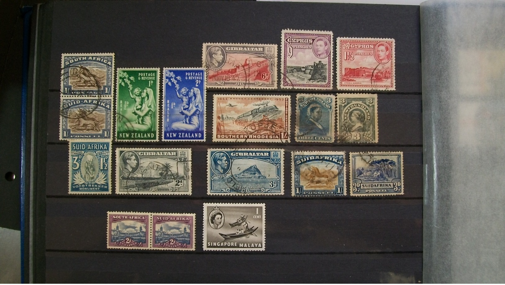 GREAT BRITAIN STAMPS-FORMER COLONIES and PROTECTORES STAMPS-MINT**/* and USED