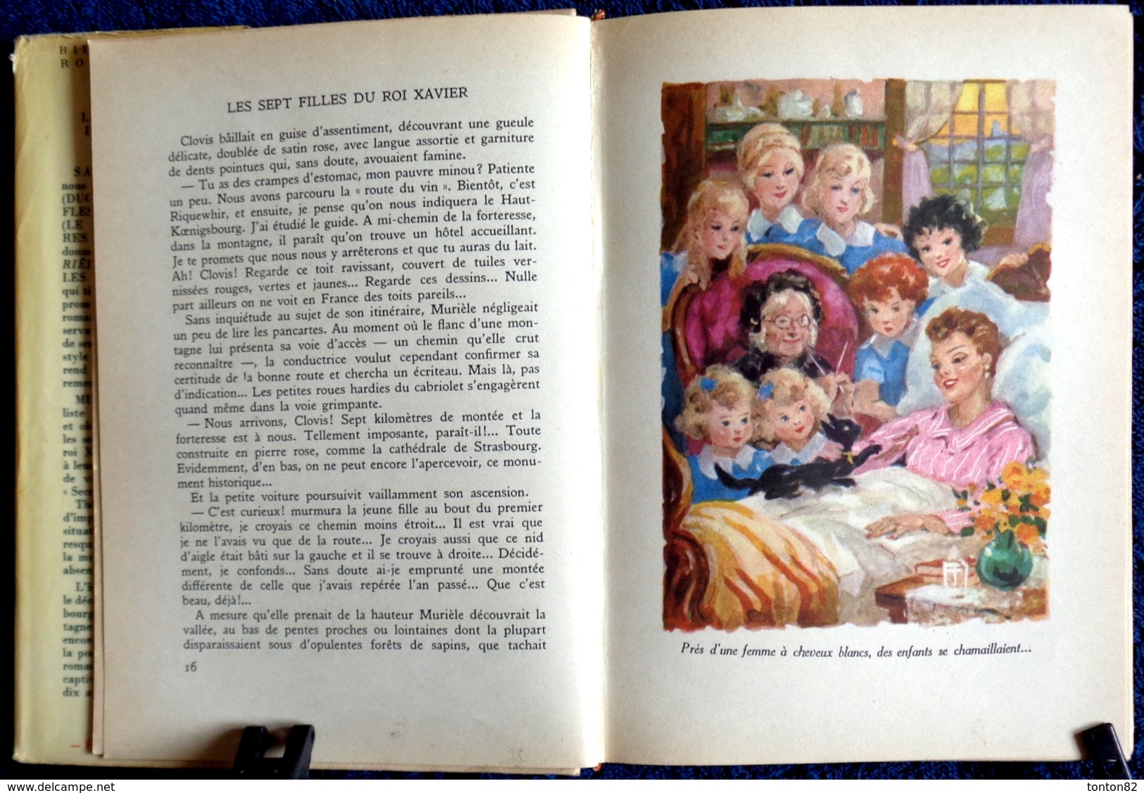 Saint-Marcoux - Les Sept Filles Du Roi Xavier - Rouge Et Or Souveraine - ( 1953 ) . - Bibliothèque Rouge Et Or