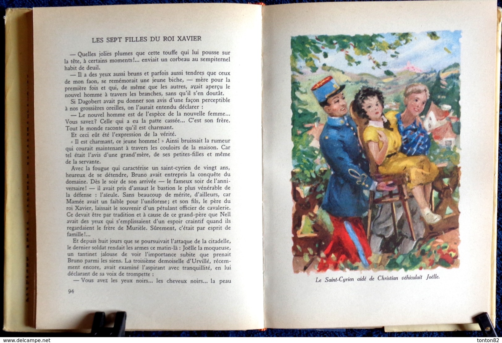 Saint-Marcoux - Les Sept Filles Du Roi Xavier - Rouge Et Or Souveraine - ( 1953 ) . - Bibliothèque Rouge Et Or