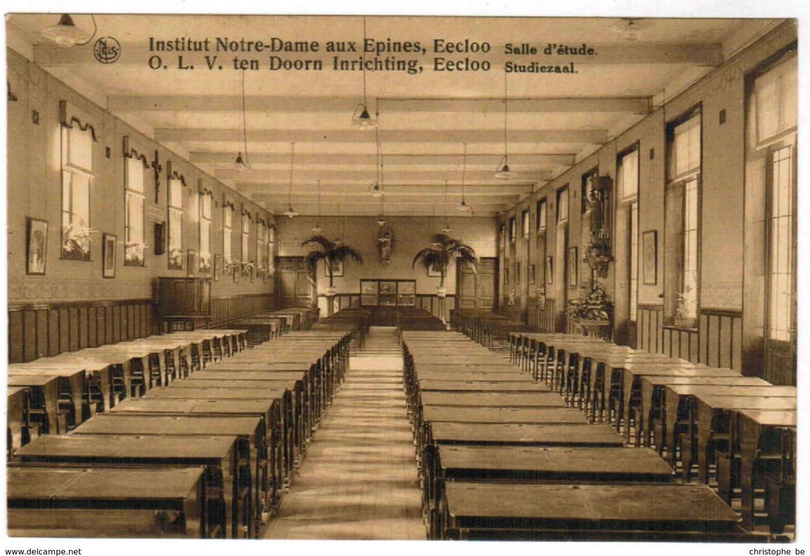 Eeklo, Eecloo, O.L.V. Ten Doorn Inrichting, Studiezaal (pk44310) - Eeklo