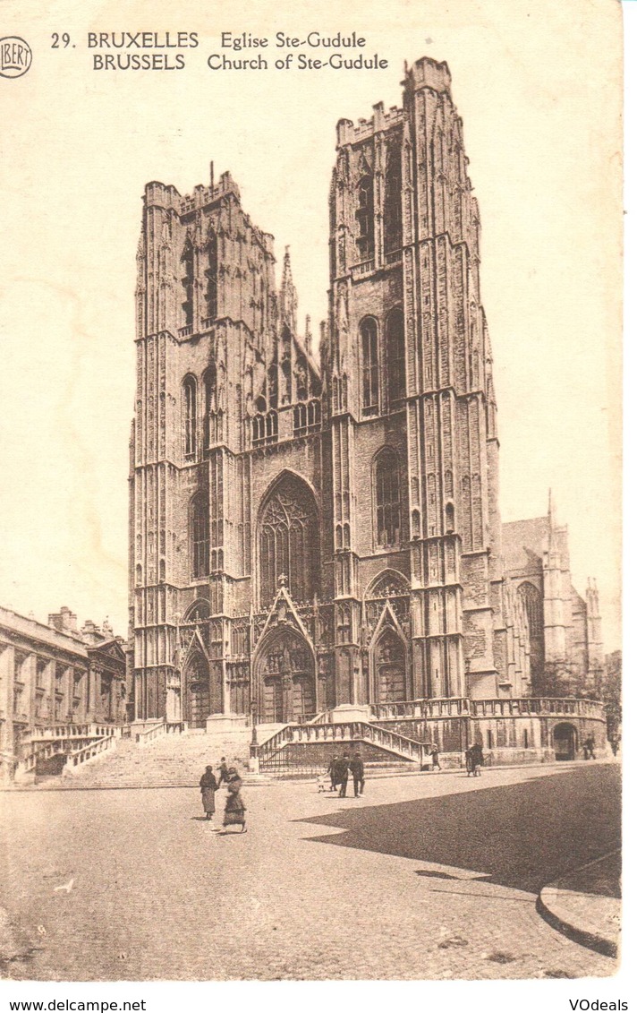 Bruxelles - CPA - Brussel - Eglise Sainte-Gudule - Monumenti, Edifici