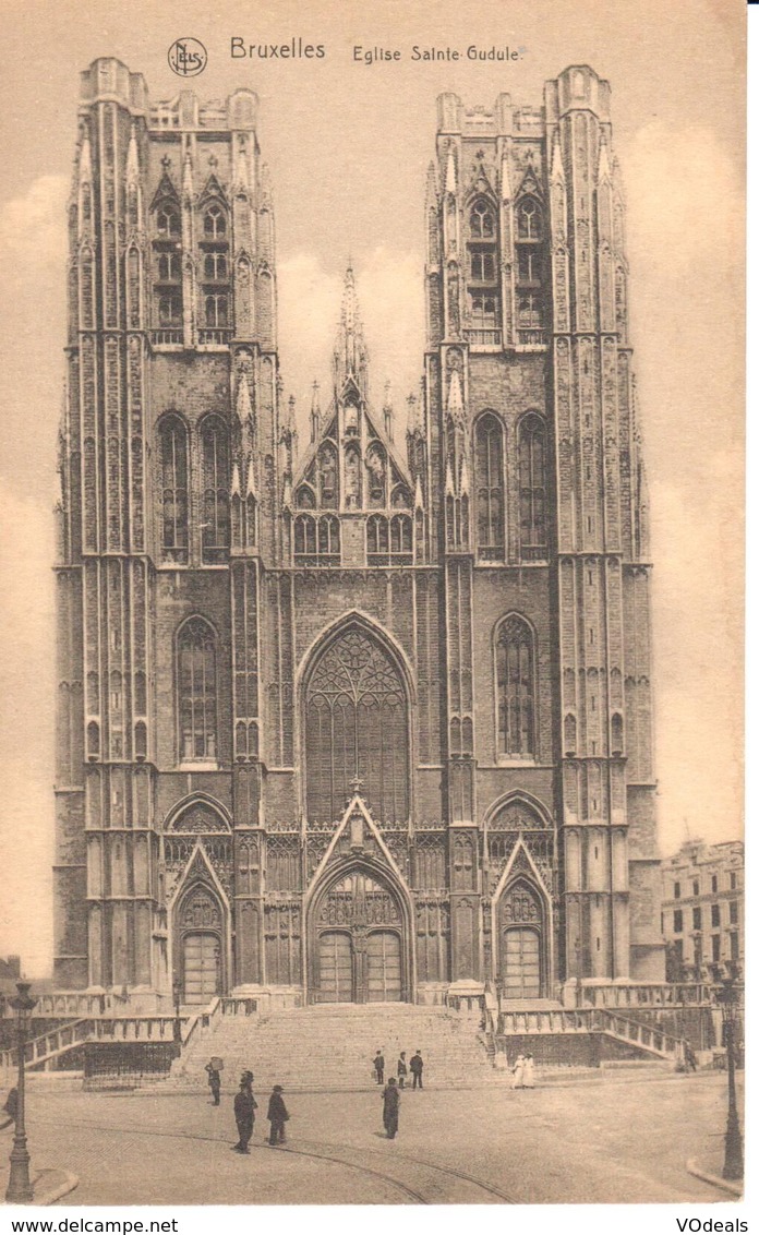 Bruxelles - CPA - Brussel - Eglise Sainte-Gudule - Monumenti, Edifici