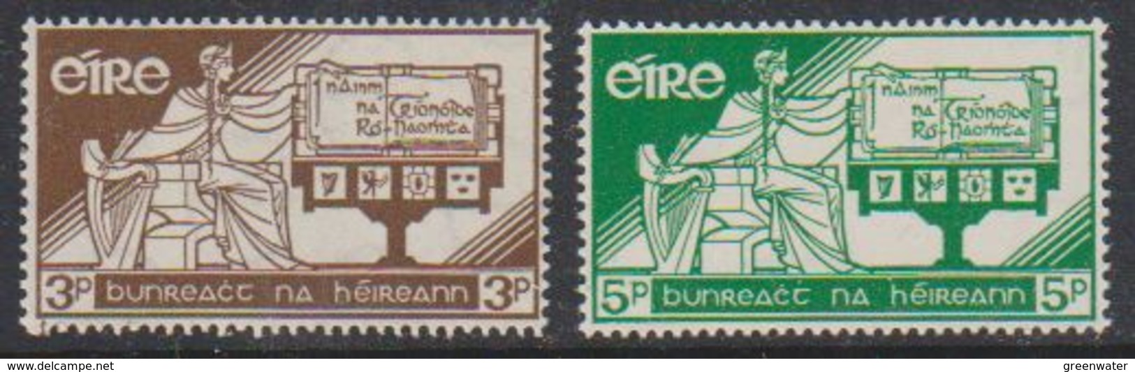 Ireland 1958 Verfassung 2v ** Mnh (38327A) - Unused Stamps