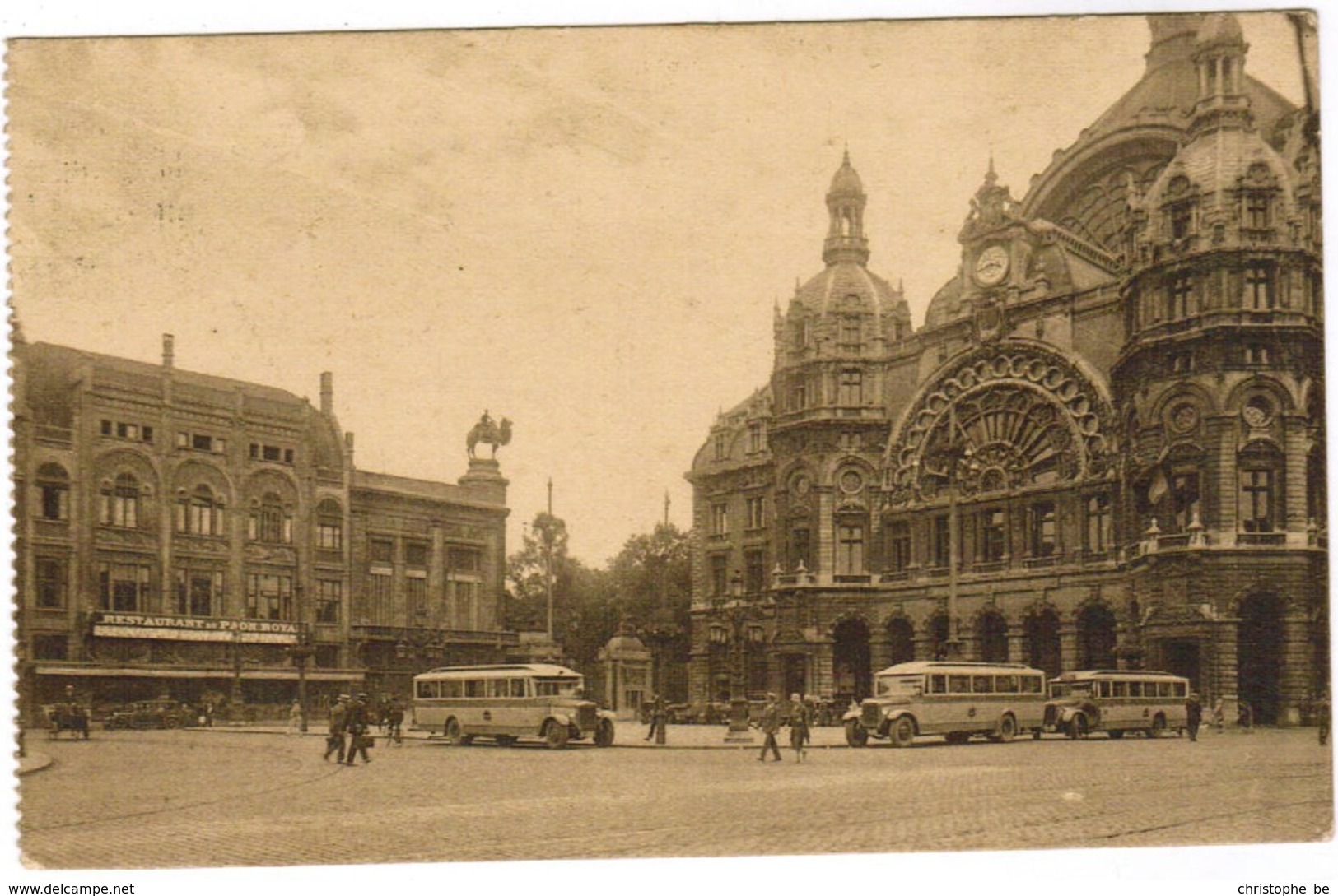 Antwerpen, Anvers, Jardin Zoologique, Place De La Gare Et Restaurant Du Paon Royal (pk44317) - Antwerpen