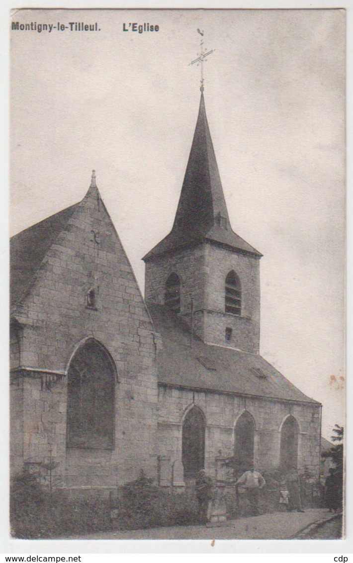 Cpa Montigny Le Tilleul  1908 - Montigny-le-Tilleul