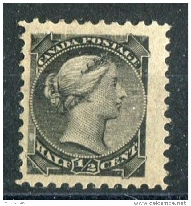 CANADA ( POSTE ) :  Y&amp;T  N° 27  TIMBRE  NEUF  SANS  GOMME  IMPRESSION  NOIR  AU  VERSO , A  VOIR . - Unused Stamps