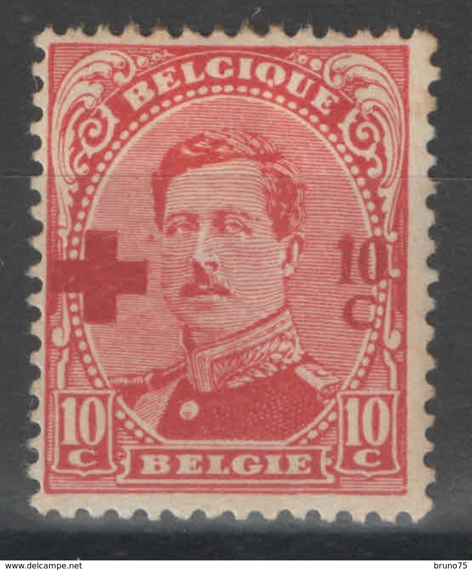 Belgique - YT 153 * - 1918 Croix-Rouge