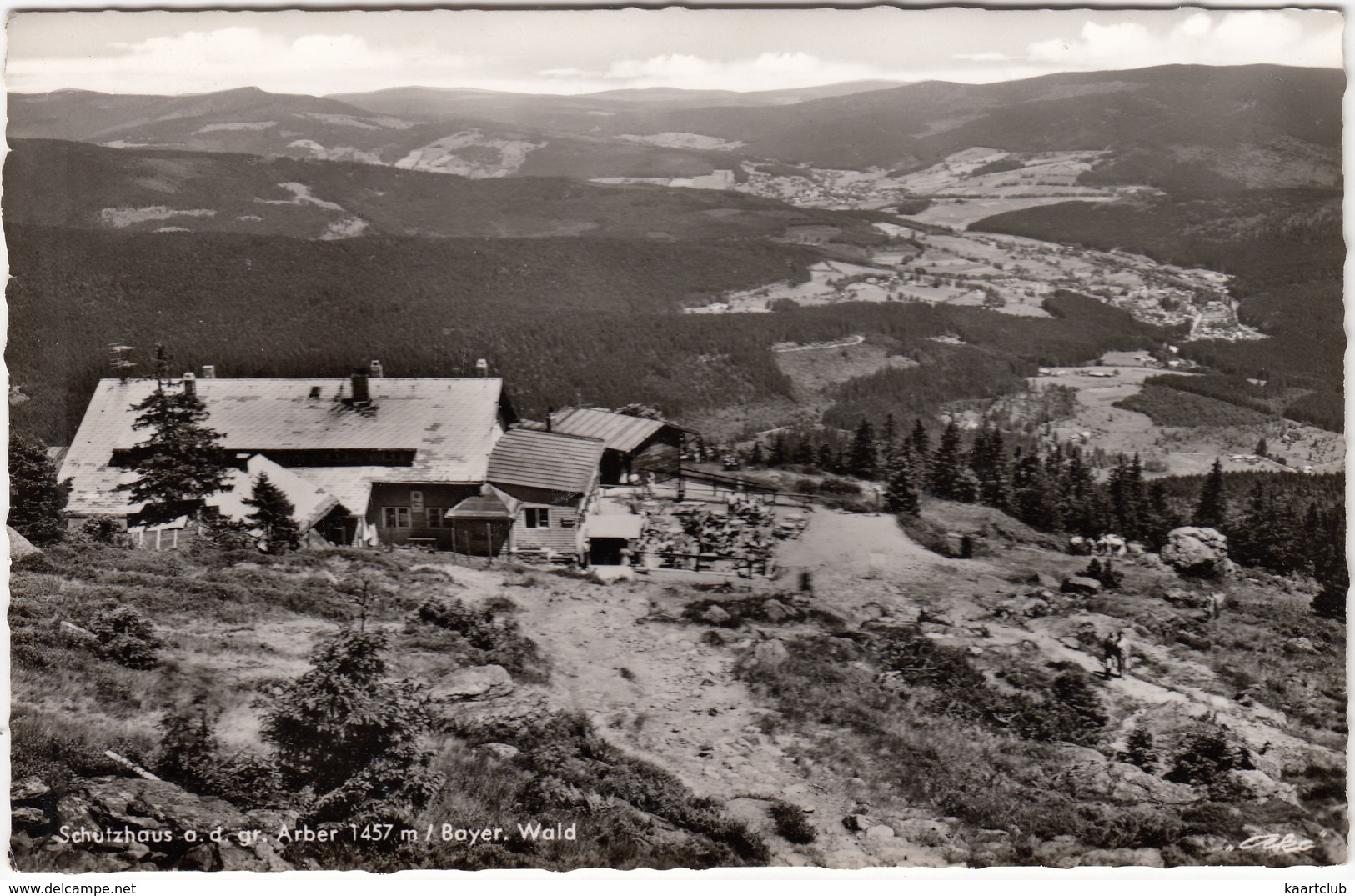 Schutzhaus A.d. Gr. Arber 1457 M (Bayerischer Wald, Bayer. Und Böhm. Eisenstein)  - (1964) - Regen