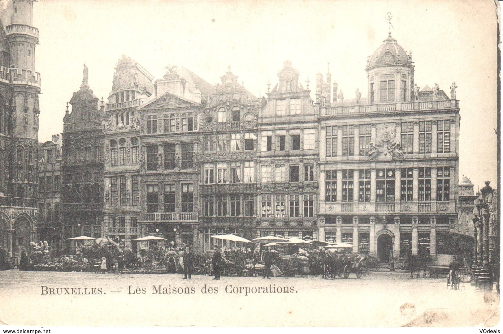 Bruxelles - CPA - Brussel - Les Maisons Des Corporations - Monumenti, Edifici