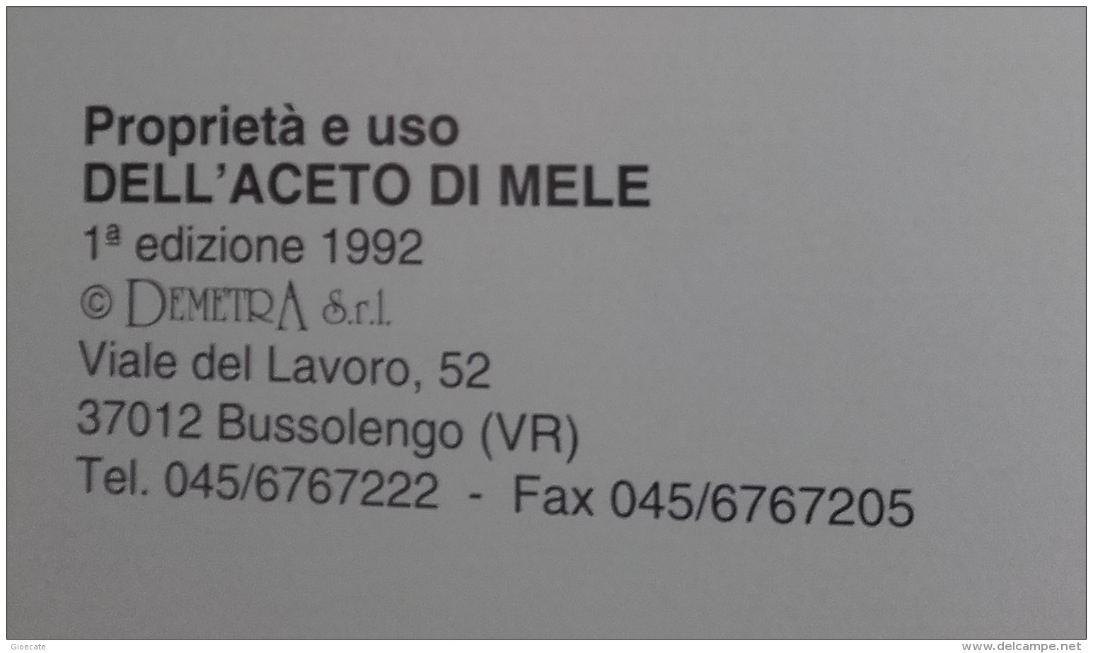 COME CONOSCERE E SCEGLIERE IL VINO - DARIO E OLIVIERO SPADA - SIAD EDIZIONI  - Ottime Condizioni - Casa E Cucina