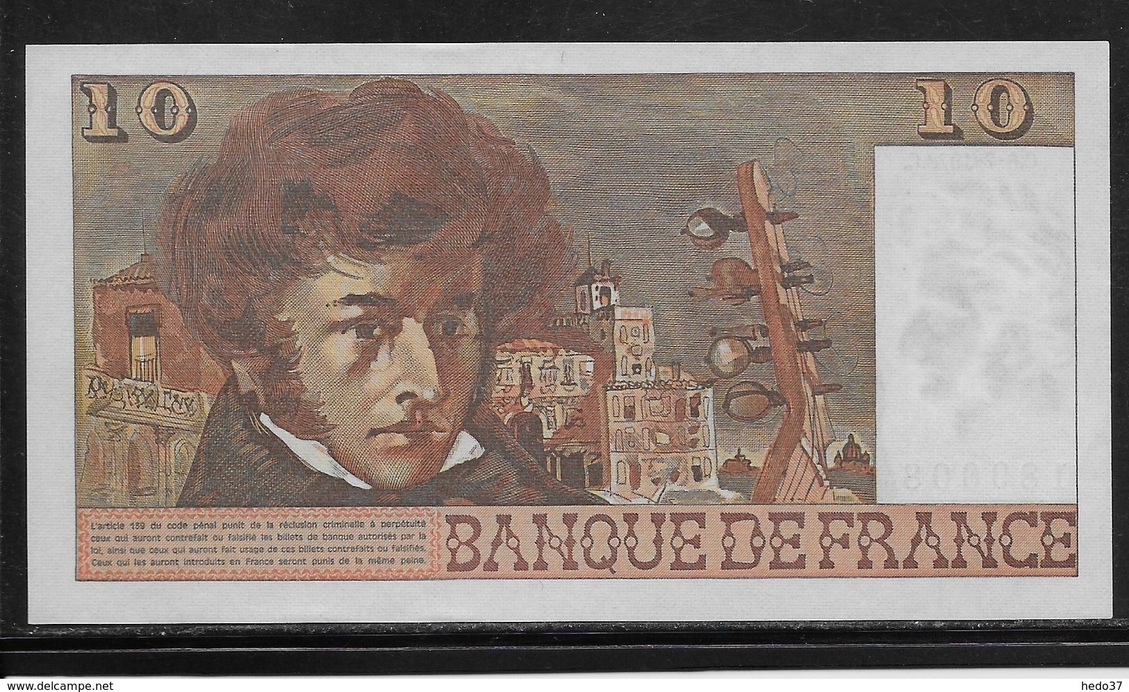 France 10 Francs Berlioz - 6-7-1978 - Fayette 24a - SPL - 10 F 1972-1978 ''Berlioz''