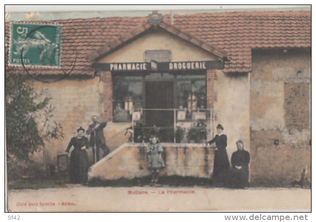 MOLLANS        LA PHARMACIE.     COLORISEE - Autres & Non Classés