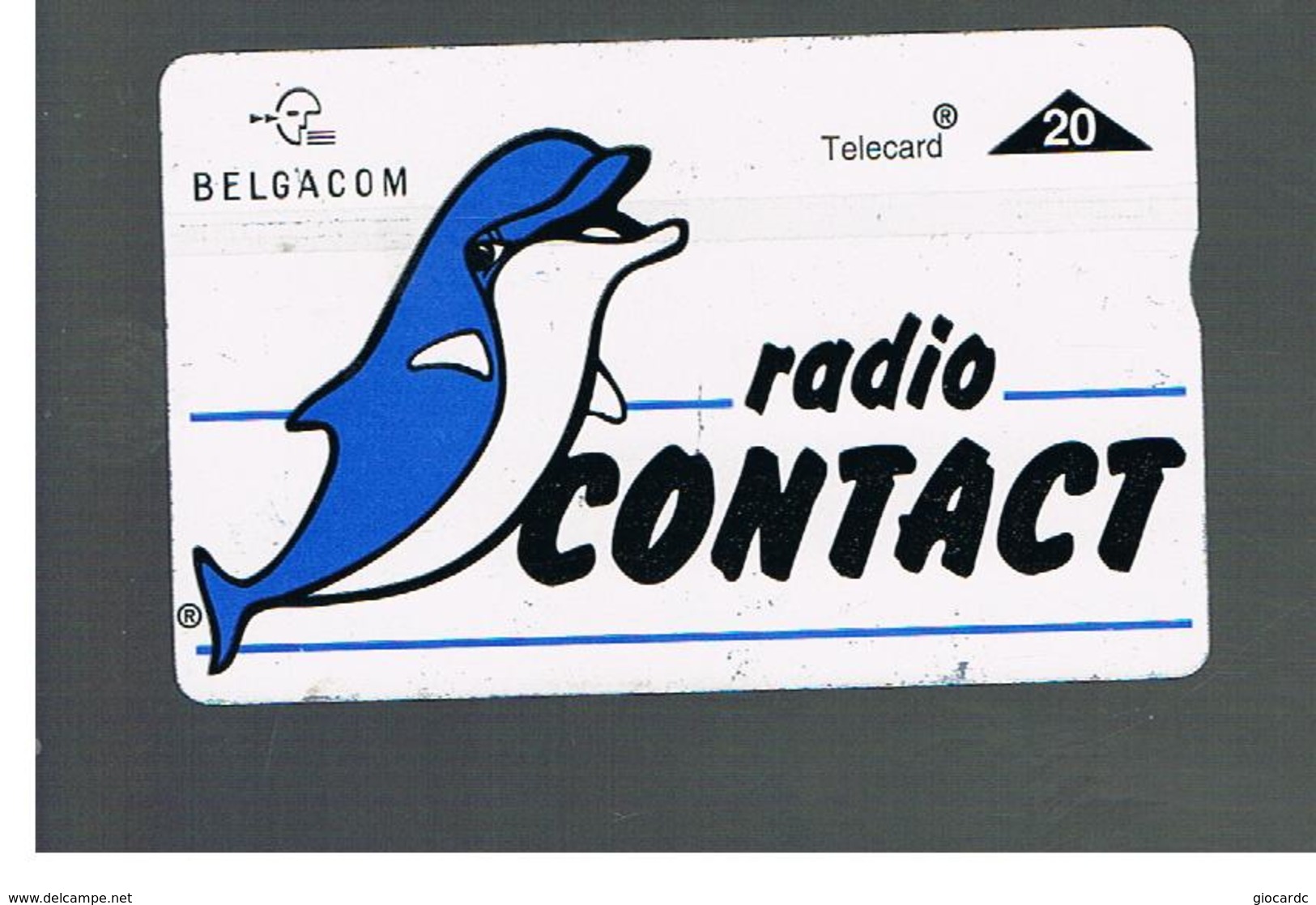BELGIO (BELGIUM) -  1996  RADIO CONTACT, DELPHIN                - USED - RIF. 10835 - Dolphins