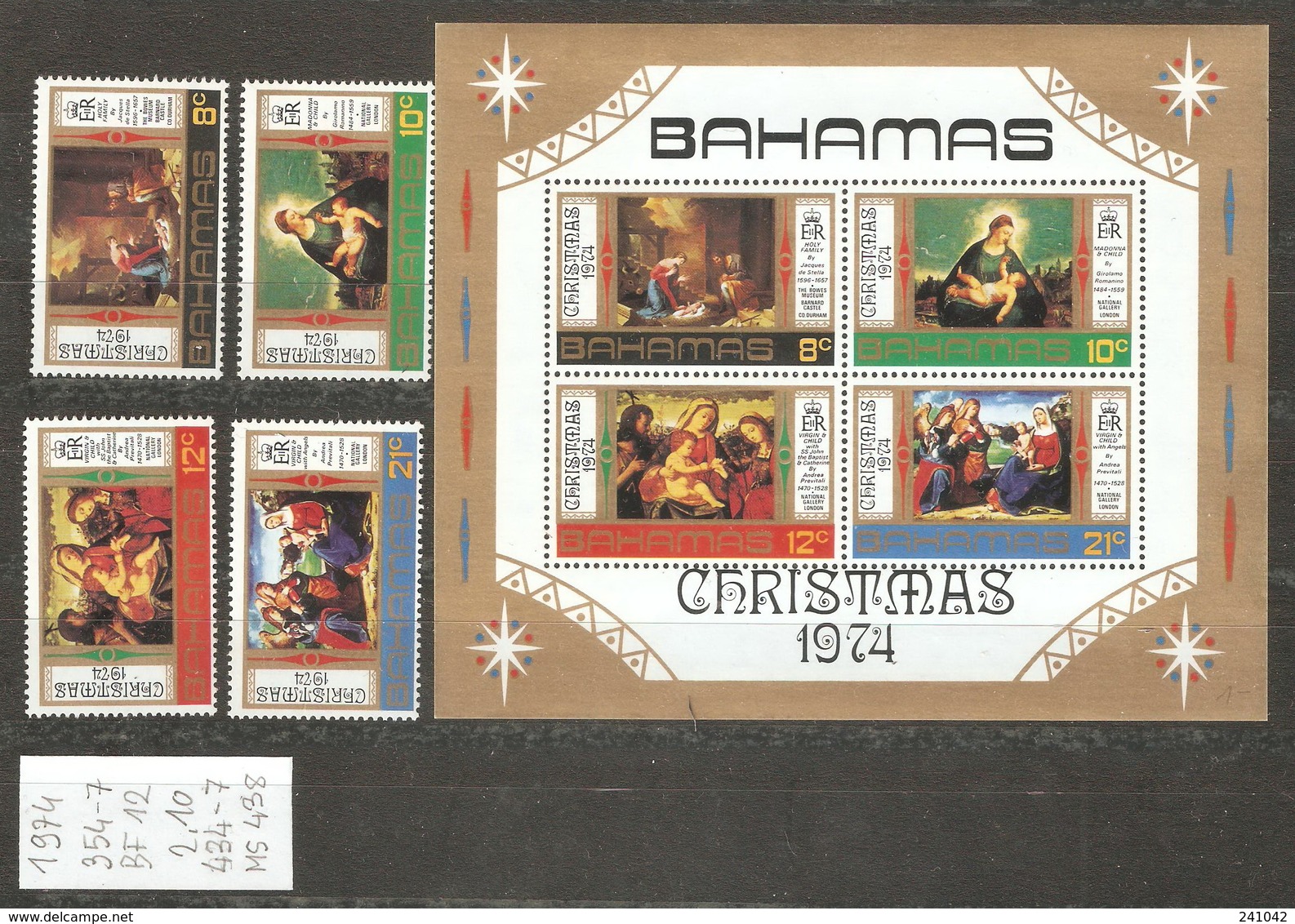 Bahamas, Année 1974, Noël - Bahamas (1973-...)