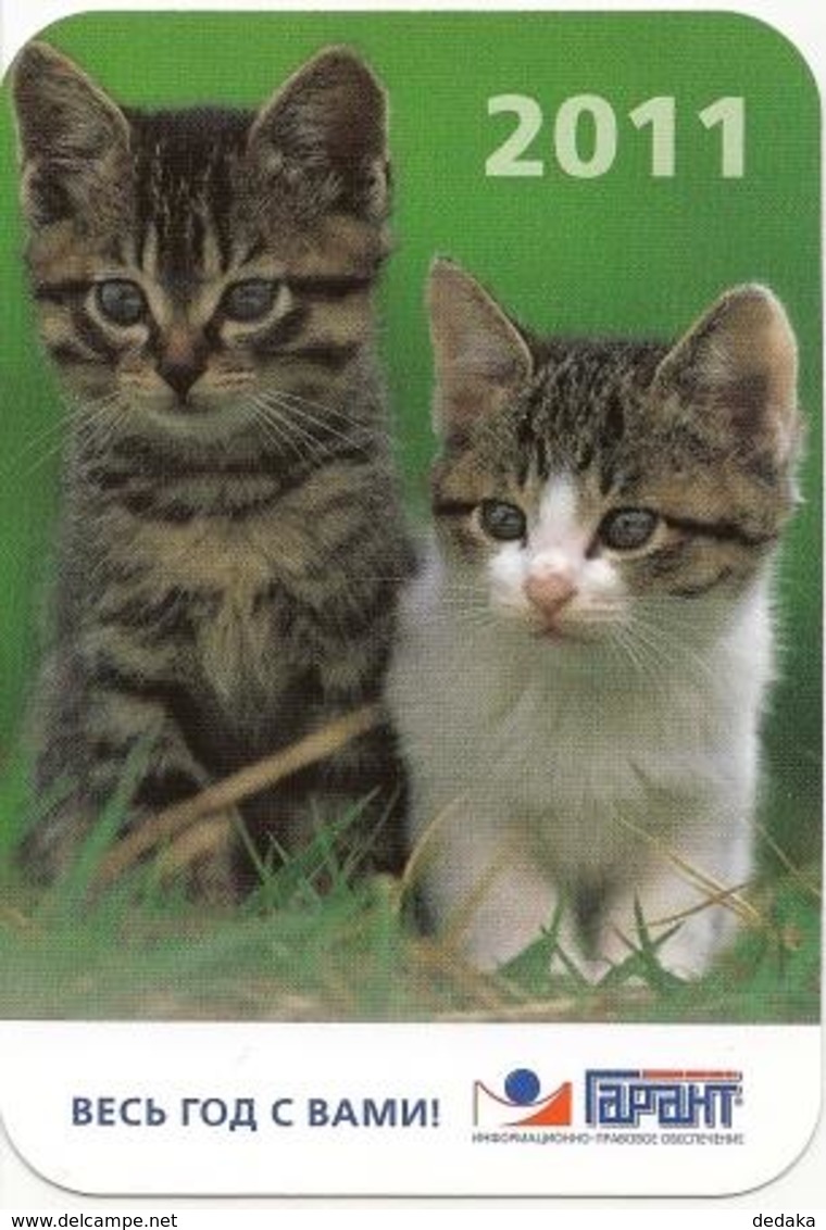 Calendars Russia  - 2011 - Kittens - Animals - Advertising - Formato Piccolo : 2001-...