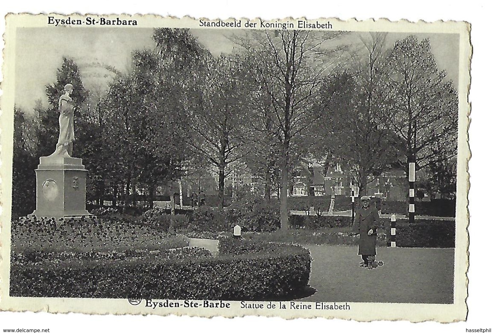 Eysden - St-Barbara  Standbeeld Der Koningin Elisabeth - Maasmechelen