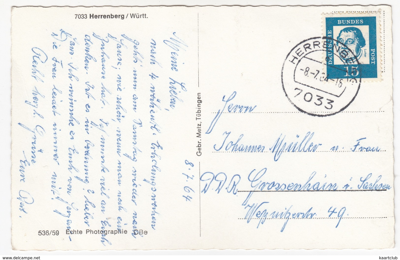 Herrenberg / Württ.  - (1964) - Herrenberg