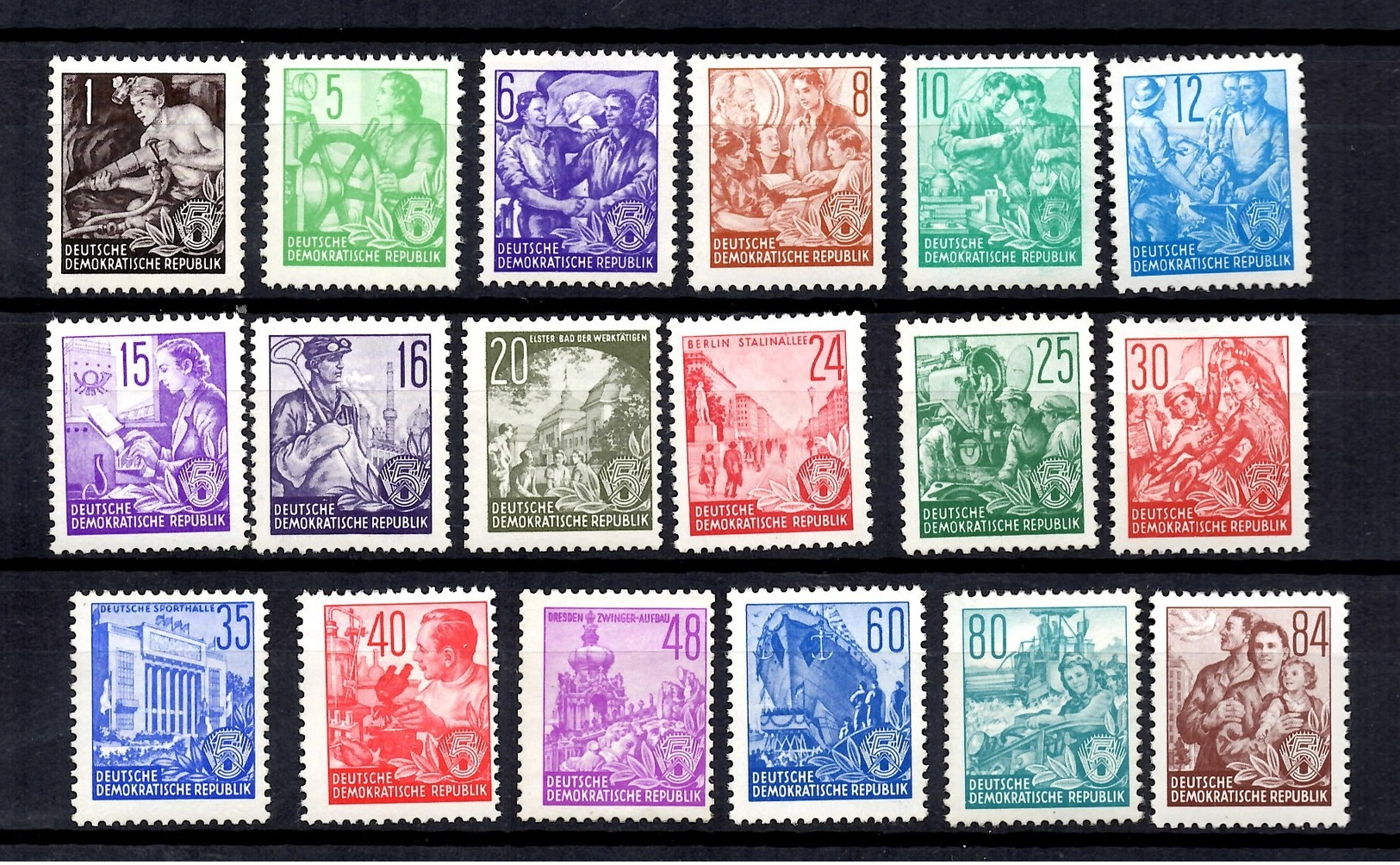 Allemagne/RDA YT N° 117/134 Neufs ** MNH. TB. A Saisir! - Neufs