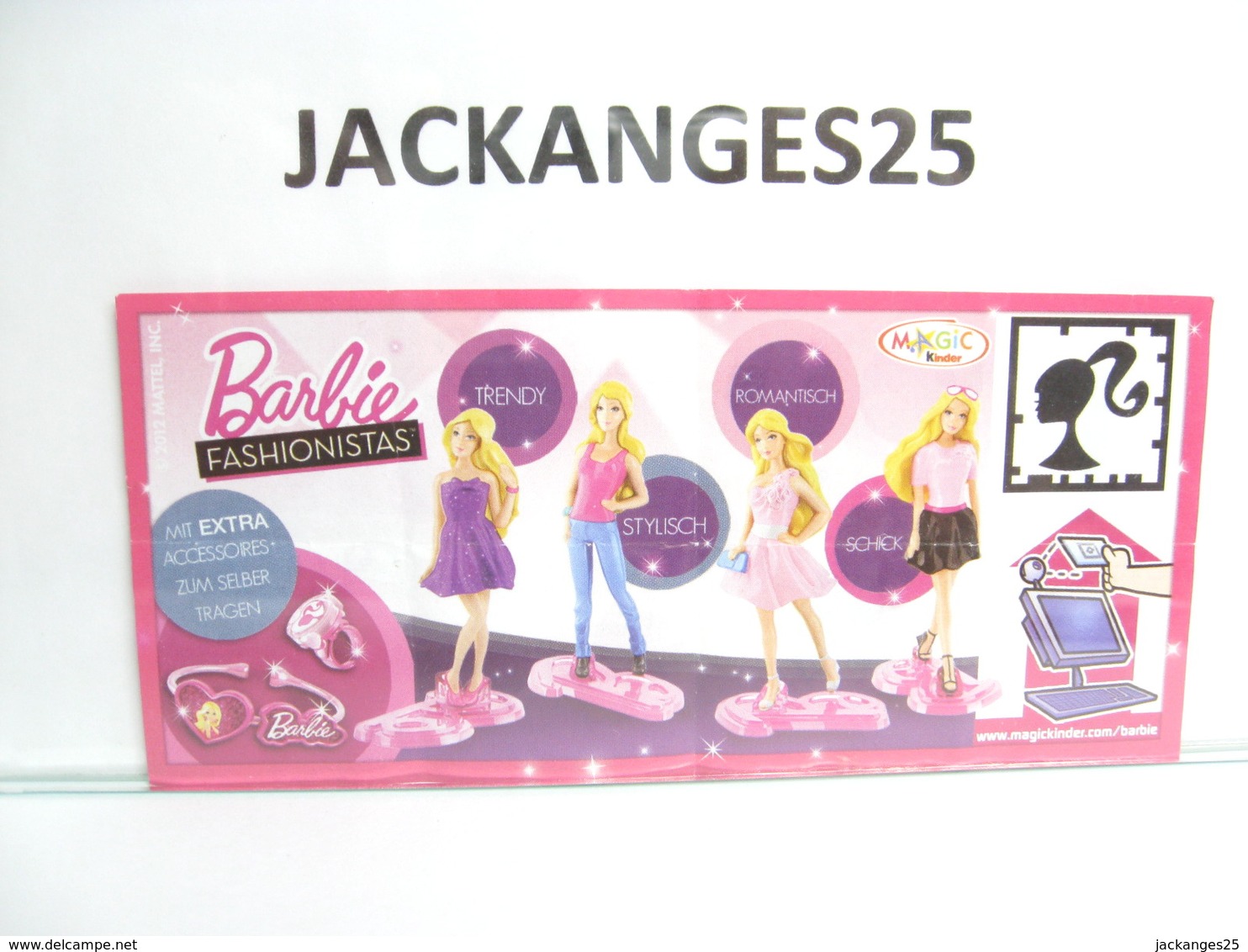 KINDER MPG TR 131  BARBIE 2012 + BPZ D - Famiglie