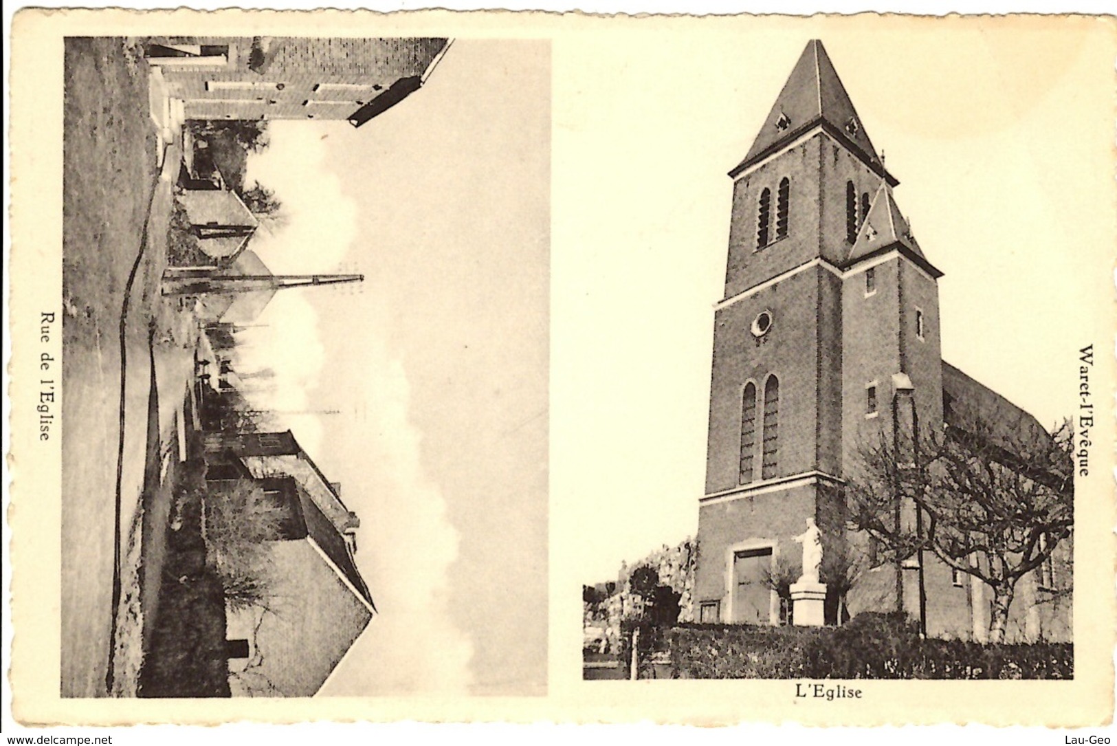 Waret-l'Evêque (Héron). L'église- Rue De L'eglise - Héron