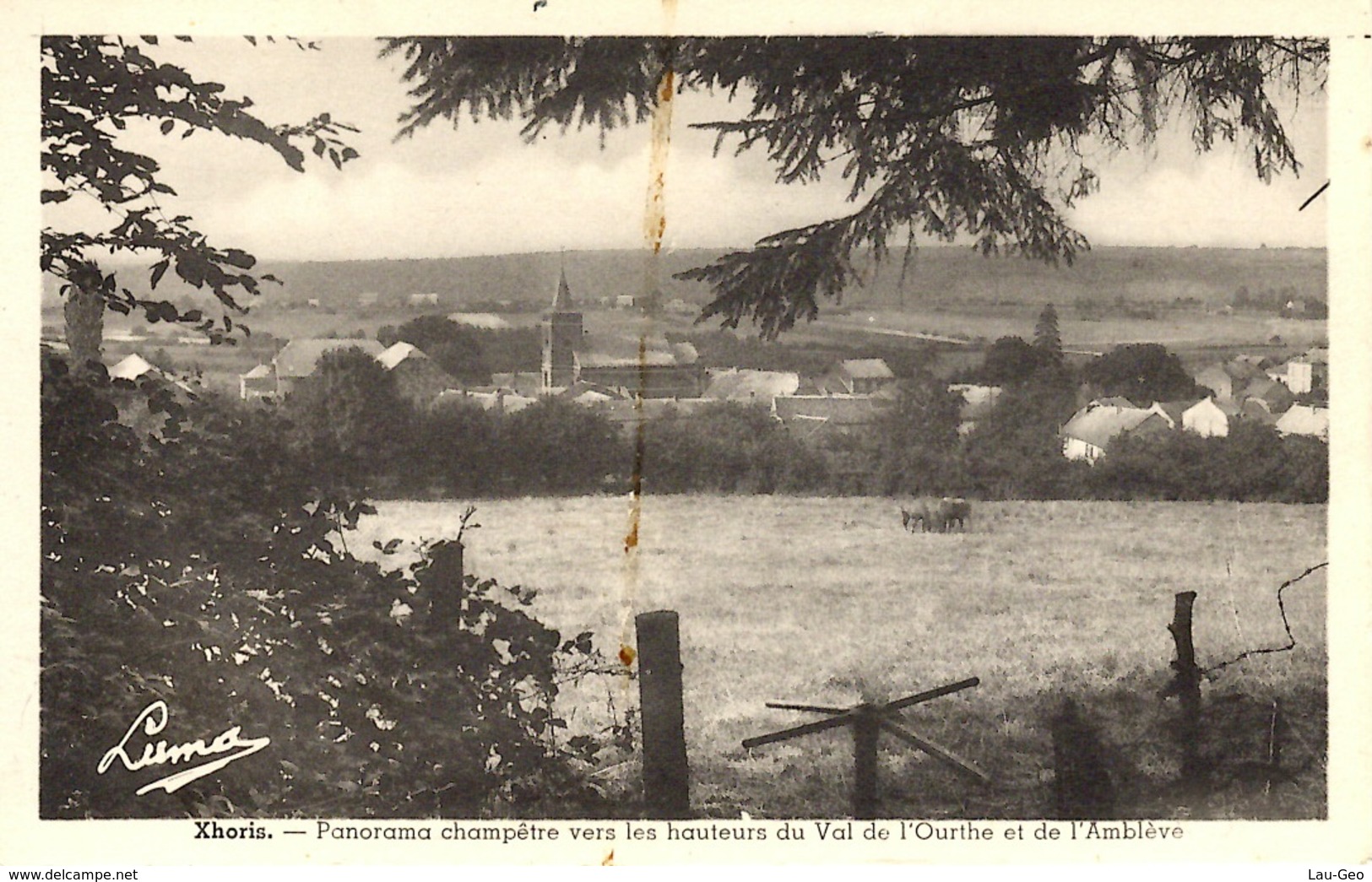 Xhoris  (Ferrieres). Panorama Champêtre Vers Les Hauteurs Du Val De L'Ourthe Et De L'Amblève - Ferrières