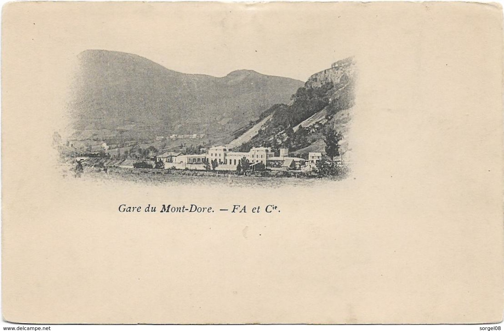 63 MONT DORE Gare  Dos Non Divisé - Le Mont Dore