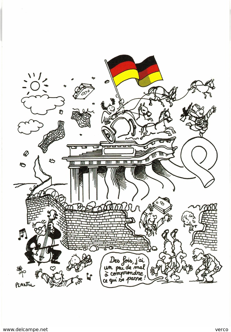 Carte Postale Ancienne De  PLANTU - ALLEMAGNE 1989 - Plantu