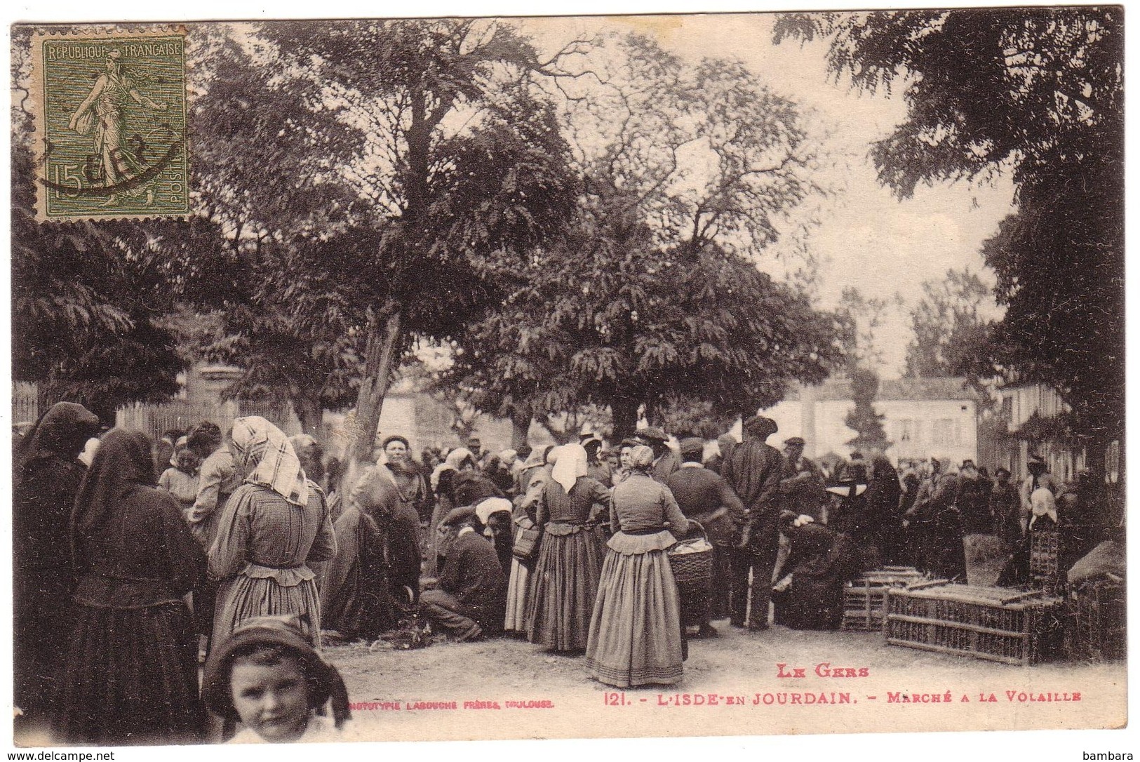 L'ISLE JOURDAIN - Marché à La Volaille - Autres & Non Classés