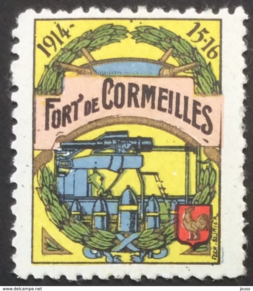 VP34 Fort De Cormeilles  Delandre - Vignettes Militaires