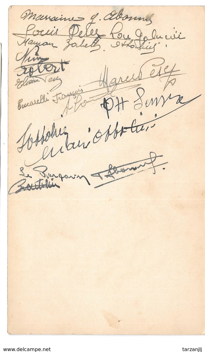 Menu Signé 1945 - Menus