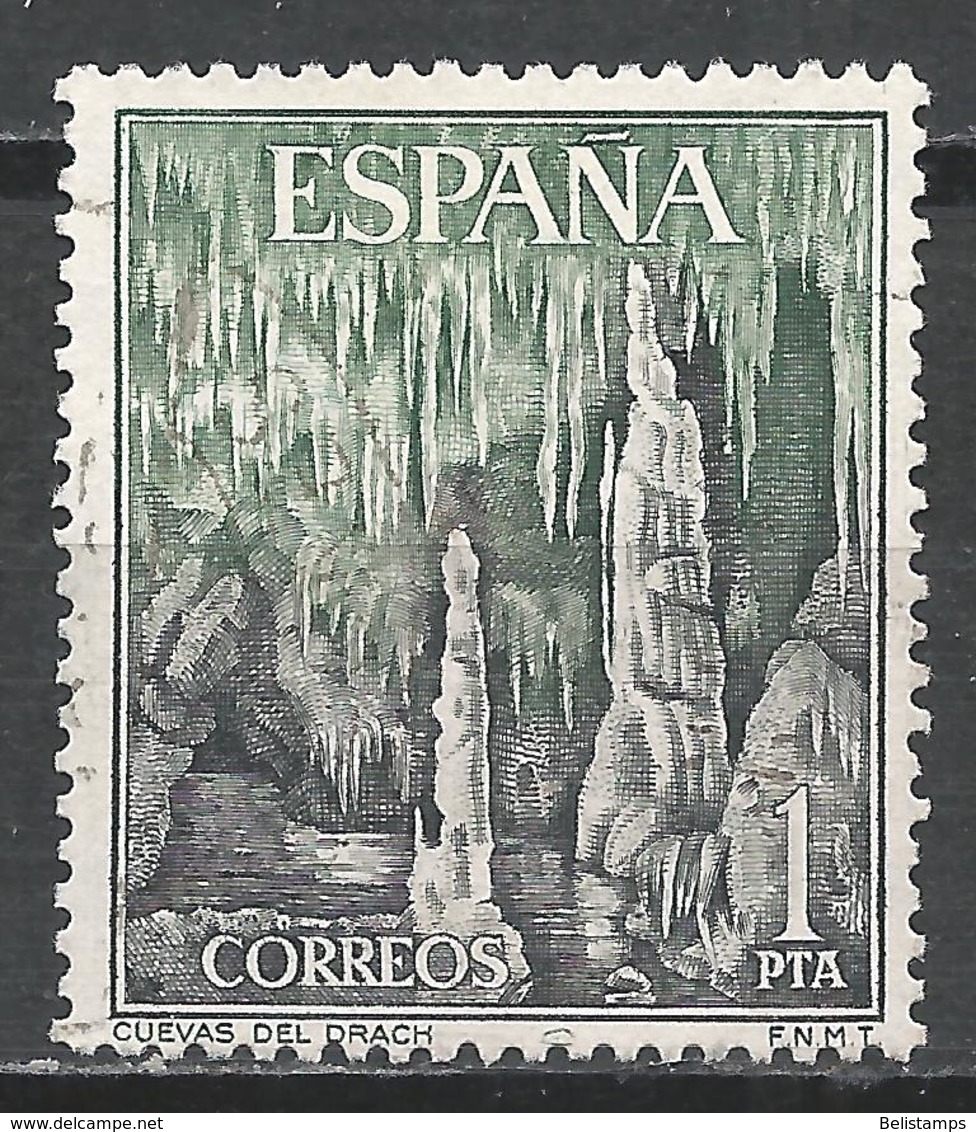 Spain 1964. Scott #1207 (U) Dragon Caves, Majorca - Oblitérés