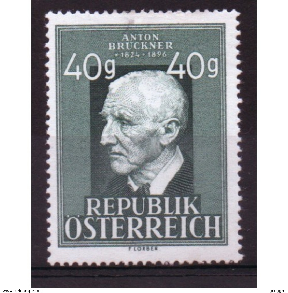 Austria 1947 Stamp Issued To Celebrate Famous Austrians.   This Stamp Is In Mounted Mint Condition. - Unused Stamps