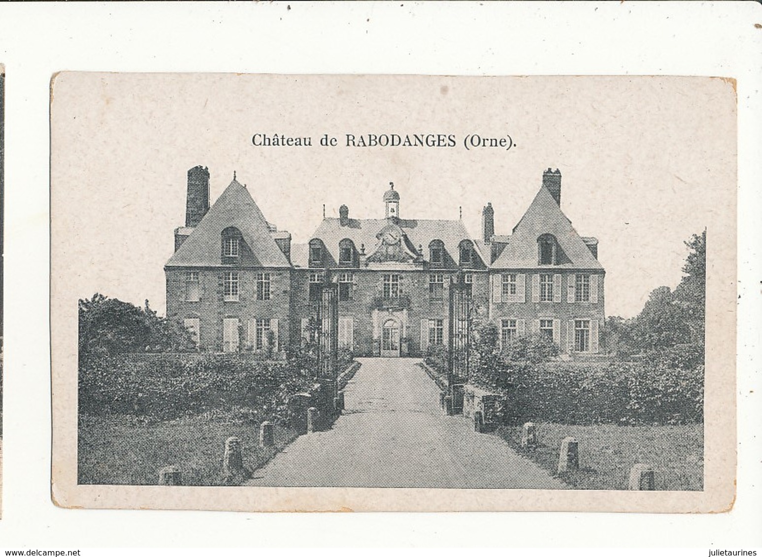 61 CHATEAU DE RABODANGES CPA BON ETAT - Autres & Non Classés